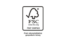 FSC C007623 certyfikat pochodzenia surowca